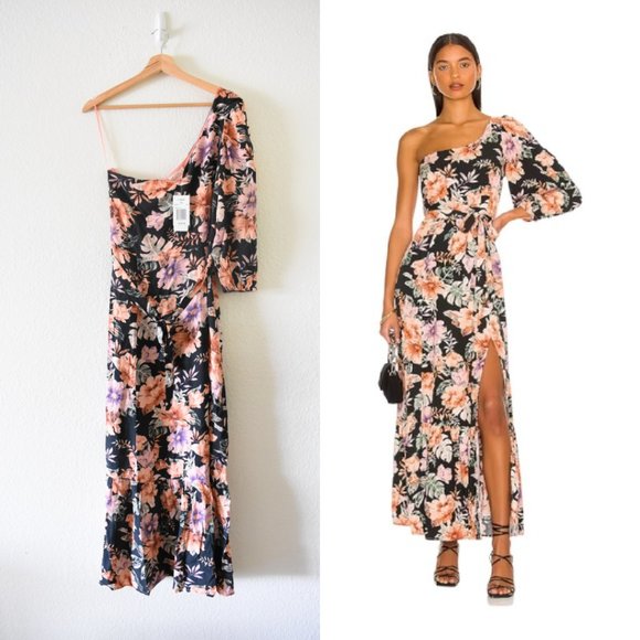 L Space Josephine Dress Forget Me Not Floral - Picture 1 of 13